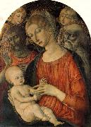 Matteo Di Giovanni Madonna and Child with Angles and Saints oil painting
